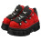 New Rock (43) New Rock Rote-Schwarze Halb-Stiefel Tower - Plateauschuhe 6