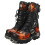 New Rock (11) New Rock Flames And Reactor Unisex Platform Boots 6