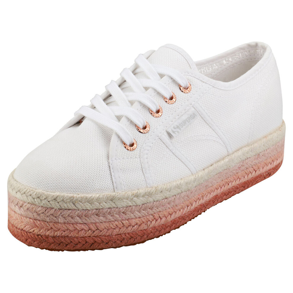 (8) Superga 2790 Cotcoloropew Womens Platform Trainers