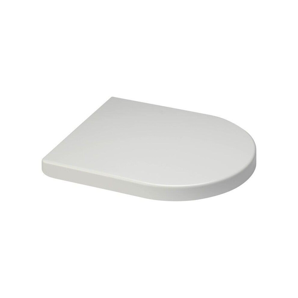 Short D Shape Slow Close Quick Release Toilet Seat