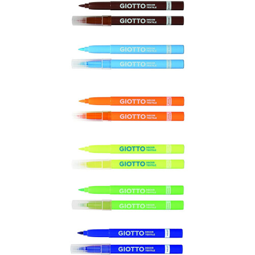 Giotto Decor Textile Markers 12 Pack 2