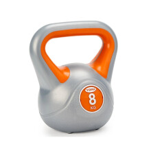 York Fitness Vinyl Coated Gym Training Home Kettlebell - 8kg