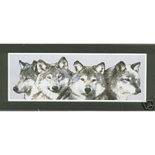 The Pack (Wolves) Cross Stitch Chart - Cross My Heart - Sherrie Stepp-Aweau