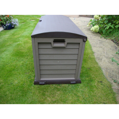 Starplast JUMBO XL Brown Storage Utility Cushion Box Shed Plastic Waterproof 1