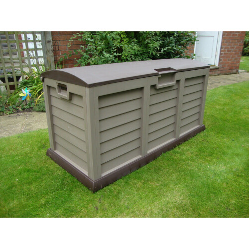 Starplast JUMBO XL Brown Storage Utility Cushion Box Shed Plastic Waterproof 2
