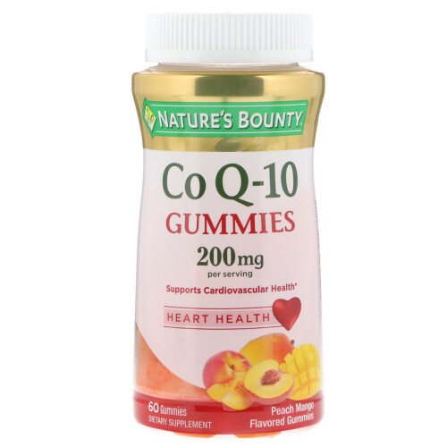 Nature's Bounty CoQ10 Gummies, 200 mg serving, Peach Mango, 60 ct 1