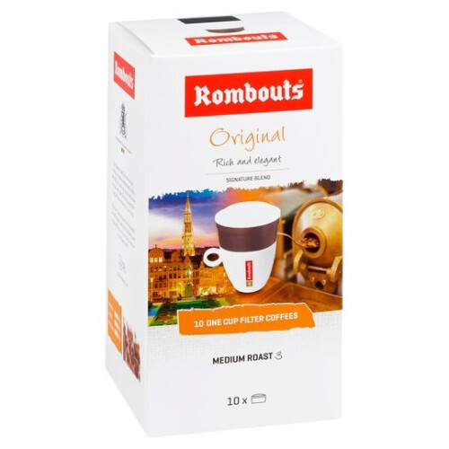 (Decaffeinated ) Rombouts One Cup Filter Coffee pack of 40 2