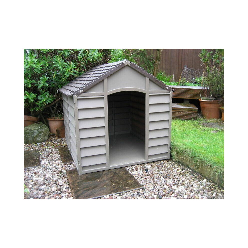 LARGE DOG KENNEL BR DURABLE PLASTIC WINTER HOUSE