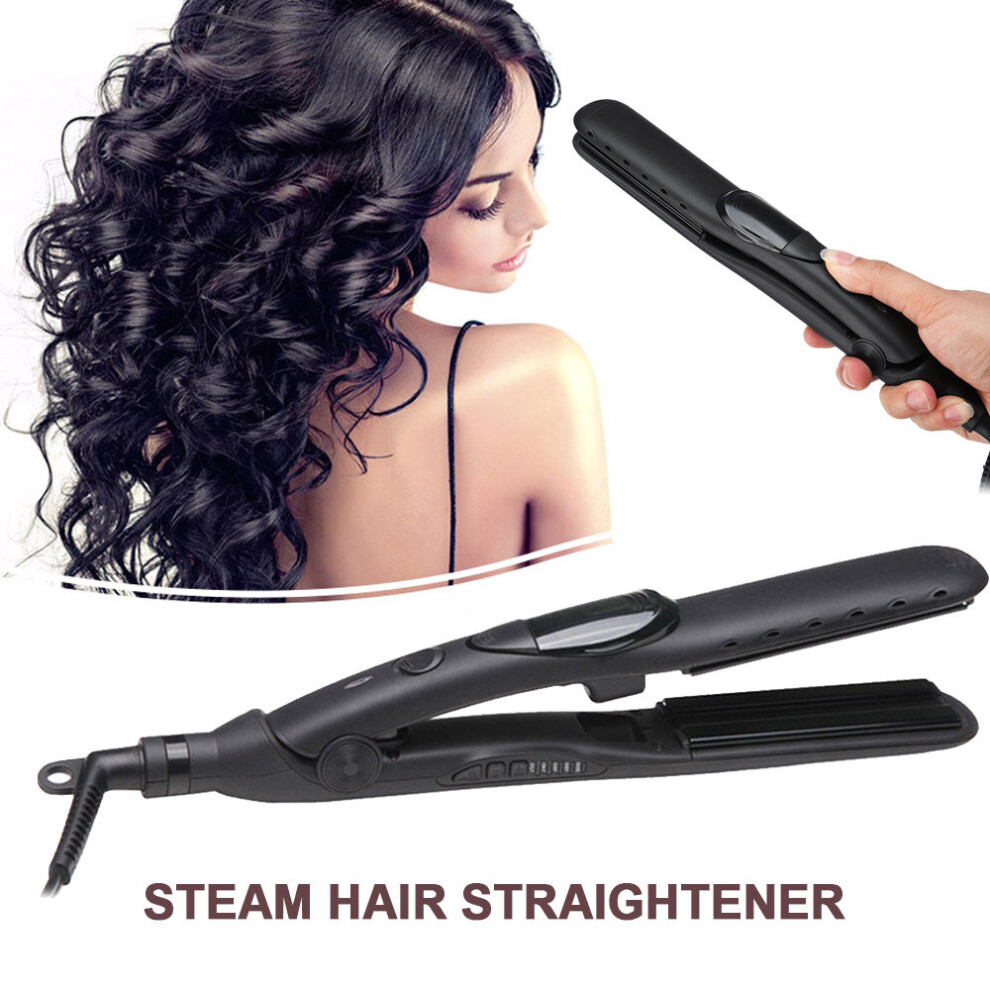 Hair Curler Electric Steam Straightener Professional Styler Ceramic