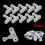 10pcs Sash Jammers UPVC Windows Door Swing Locks Added Security Lock 1