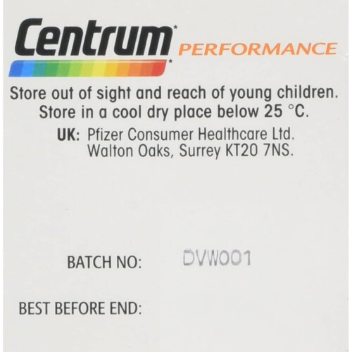 Centrum Centrum Performance - Pack of 60 2