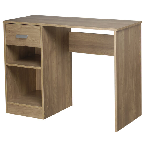 URBN Living (Oak) Wooden Office Desk | Bedroom Computer Work Table 1
