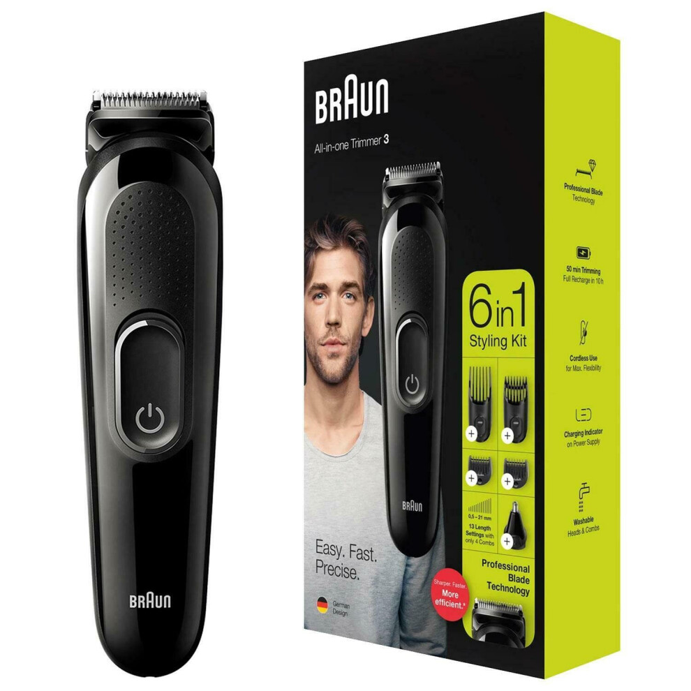 Braun MGK3220 6-in-one Trimmer Grooming Kit