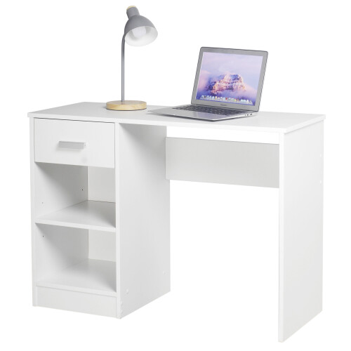URBN Living (White) Wooden Office Desk | Bedroom Computer Work Table 2