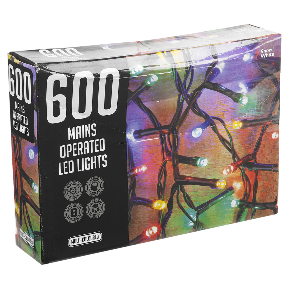 Urbn Living (600 Lights Multi Colour) Multi Function Lights | Christmas Led Decoration
