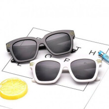 Europe And America Fashion Children Sun Glasses Color Film Retro Small Frame Baby Sunglasses Men And Women tong jing