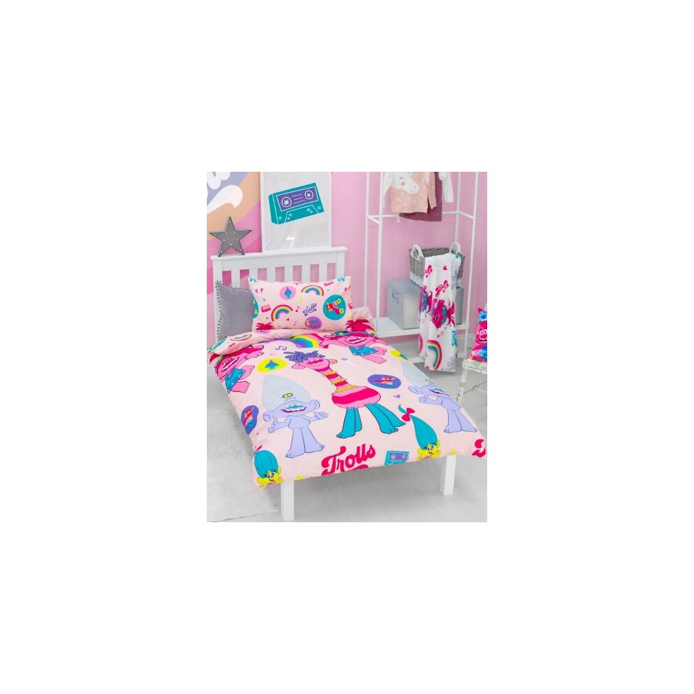 Trolls 2 Concert Single Duvet Cover Set