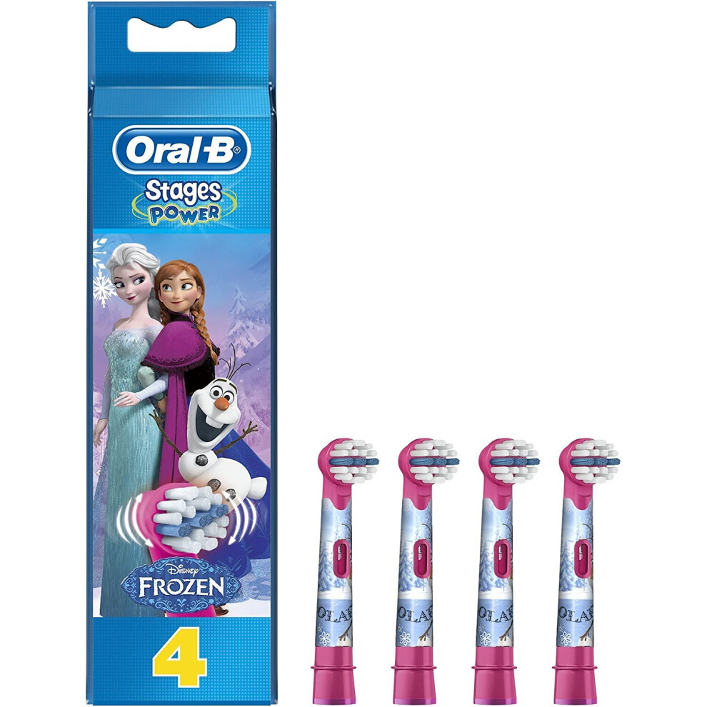 Oral-B Genuine Kids Replacement Toothbrush Heads, Pack of 4