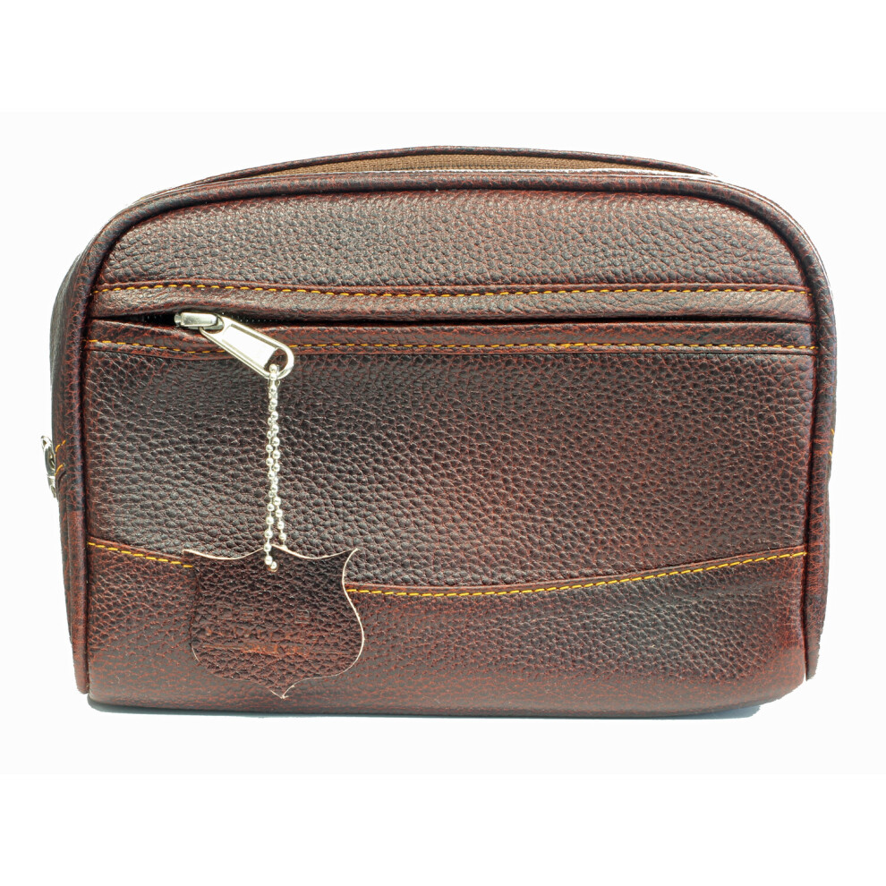 Parker TBLG Large Leather Toiletry Bag