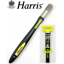 Harris Gel Round Sash Brush 21mm Wide Corner Bristle Furniture Chalk Paint Brush