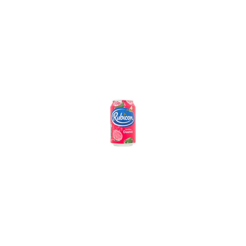 Rubicon Sparkling Guava Juice Drink 330Ml Can (24 X 330Ml)