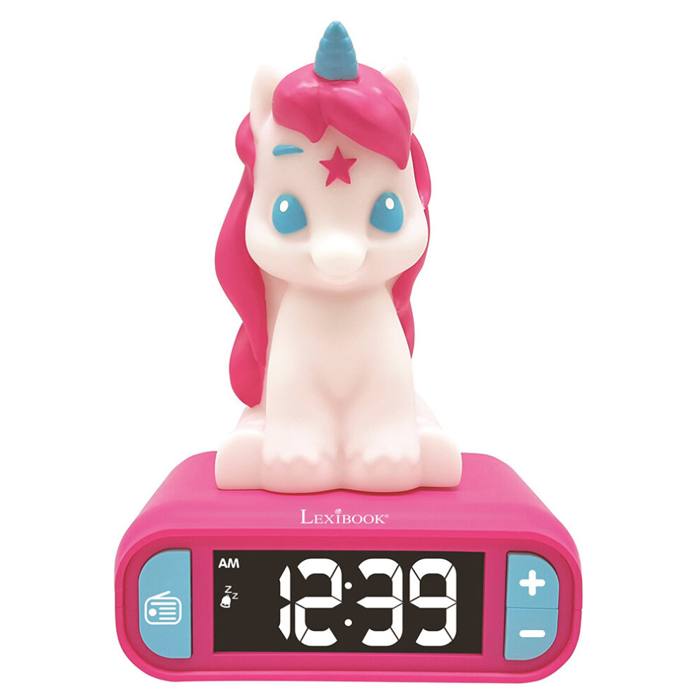 Unicorn Night Light Radio Alarm Clock