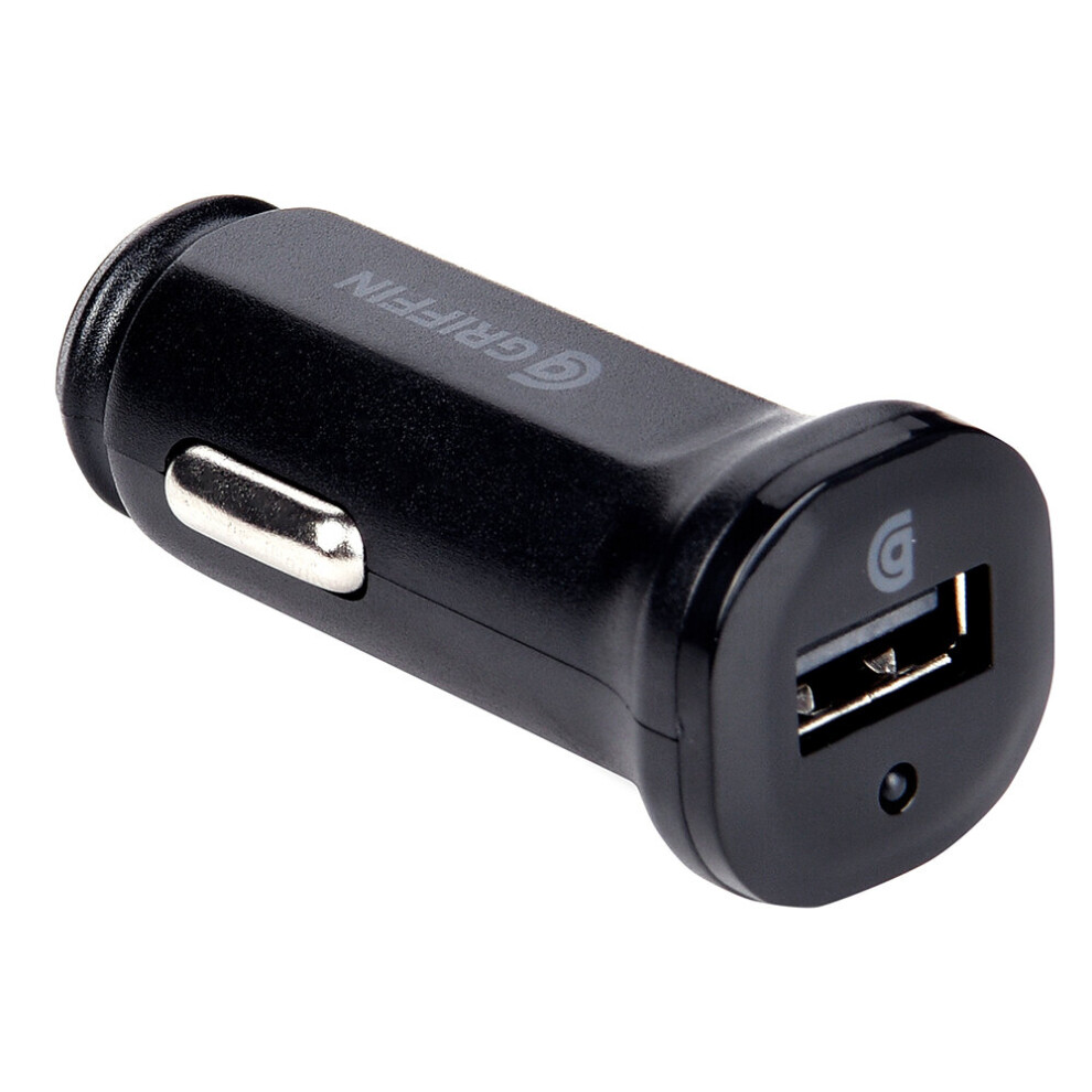 Griffin Single Port 2.4A Usb Car Charger - Black