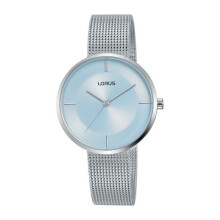 Ladies Large Slim Dial Dress Watch with a Stainless Steel Mesh Bracelet