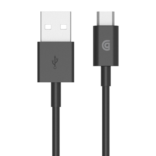Griffin 2.4A Car Charger with Micro-USB Cable - Black 1