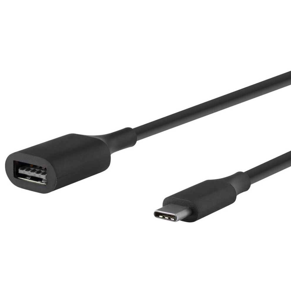 Incredi-Cables USB Type C (male) to Micro-USB Adaptor (female) - Black