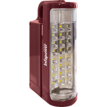 F059: 24 LED Large Rechargeable Lantern with USB Charging - 520 Lumens, Auto-On in Power Outage, 5h Runtime (Cable Included)