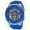 Lorus Mens Digital Watch with Electric Blue Soft Silicone Strap 1