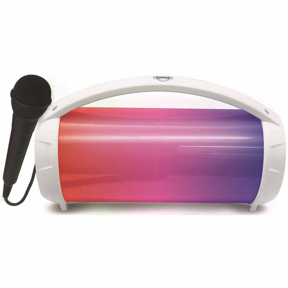 Iparty Bluetooth Speakers With Lights & Mic - White 3380743086170