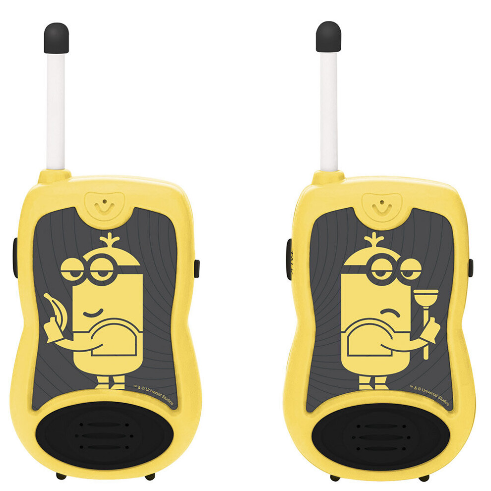 Lexibook Despicable Me Minions Kids Toy Walkie Talkies (100m Range) - TW12DES