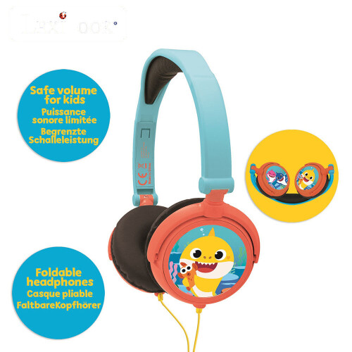Baby Shark Foldable Stereo Headphones with Volume Limiter 2