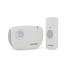Dingdong MIP3 Battery Operated Portable Door Chime Kit - White