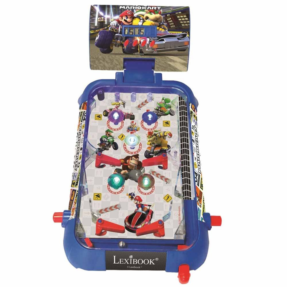 Mario Kart Electronic Pinball with Lights & Sounds