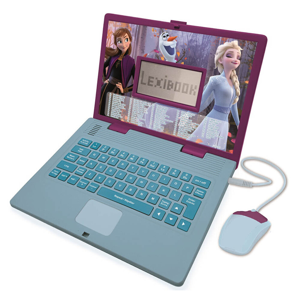 Lexibook Disney Frozen Ii Bilingual Educational Laptop With 124 Activites