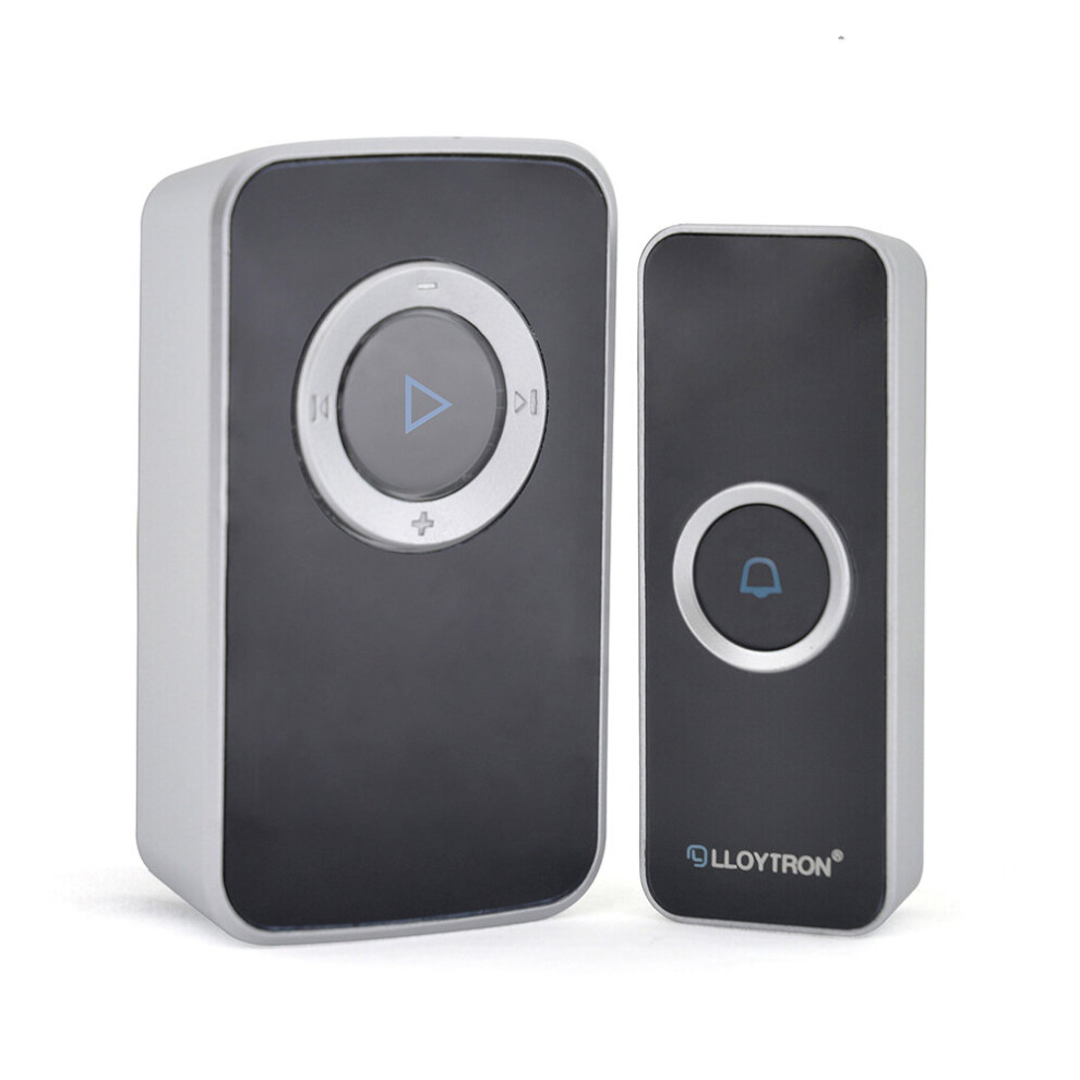 Melody Mip3 Lithium Rechargeable Portable Door Chime Kit - Black 5052337011537