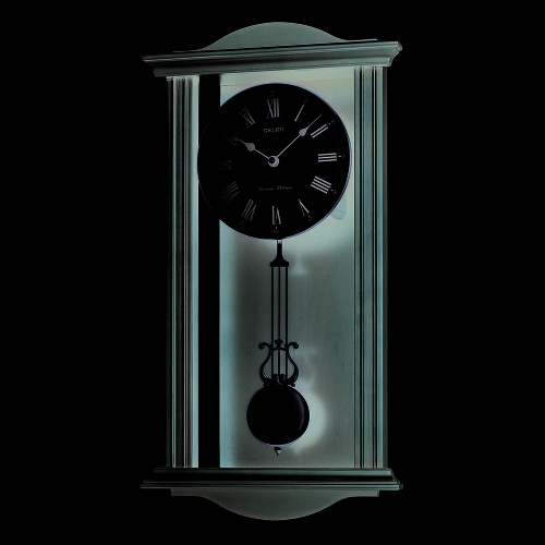 Seiko Westminster/Whittington Dual Chime Wall Clock with Pendulam - Brown