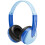 Kidz Wireless Bluetooth DJ Style Headphones - Blue 1
