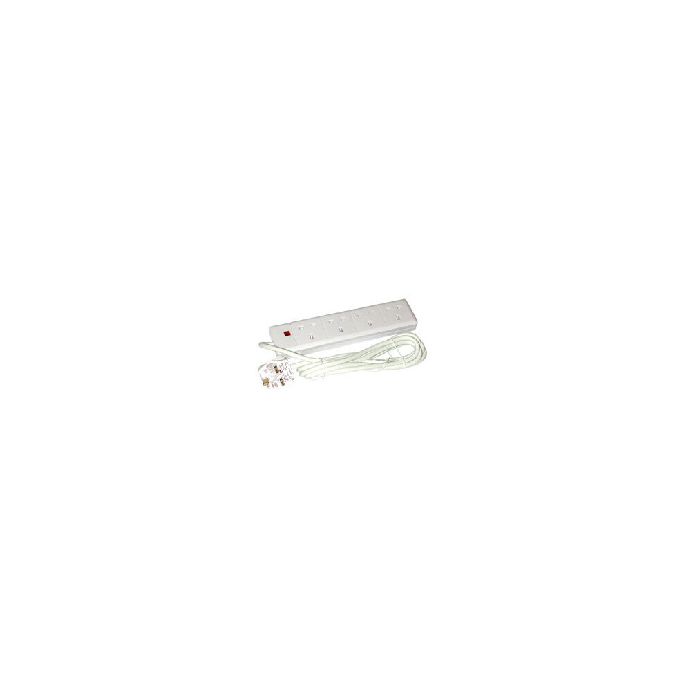 4 Way 5M Extension Lead 5024996704549
