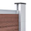 VidaXL vidaXL Gartenzaun WPC 353186 cm Braun 6