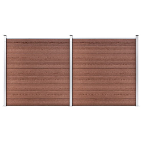 VidaXL vidaXL Gartenzaun WPC 353186 cm Braun