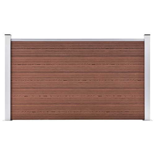 VidaXL vidaXL Gartenzaun WPC 180105 cm Braun