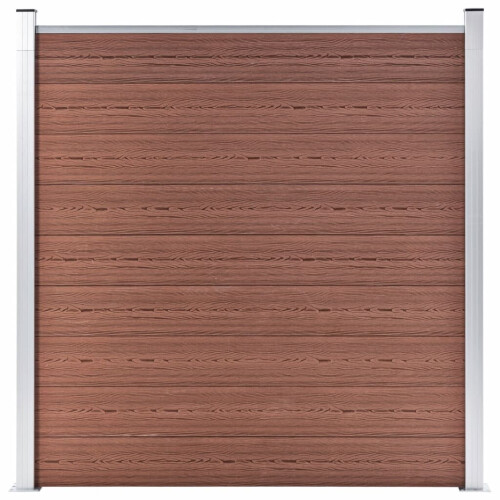 VidaXL vidaXL Gartenzaun WPC 180186 cm Braun