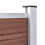 VidaXL vidaXL Gartenzaun WPC 180105 cm Braun 4