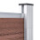 VidaXL vidaXL Gartenzaun WPC 180186 cm Braun 4