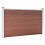 VidaXL vidaXL Gartenzaun WPC 699x106 cm Braun 2