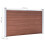 VidaXL vidaXL Gartenzaun WPC 699x106 cm Braun 9